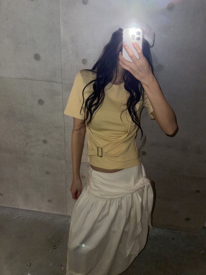 Diagonal Buckle Tee by Rare Closet for Women - view 12