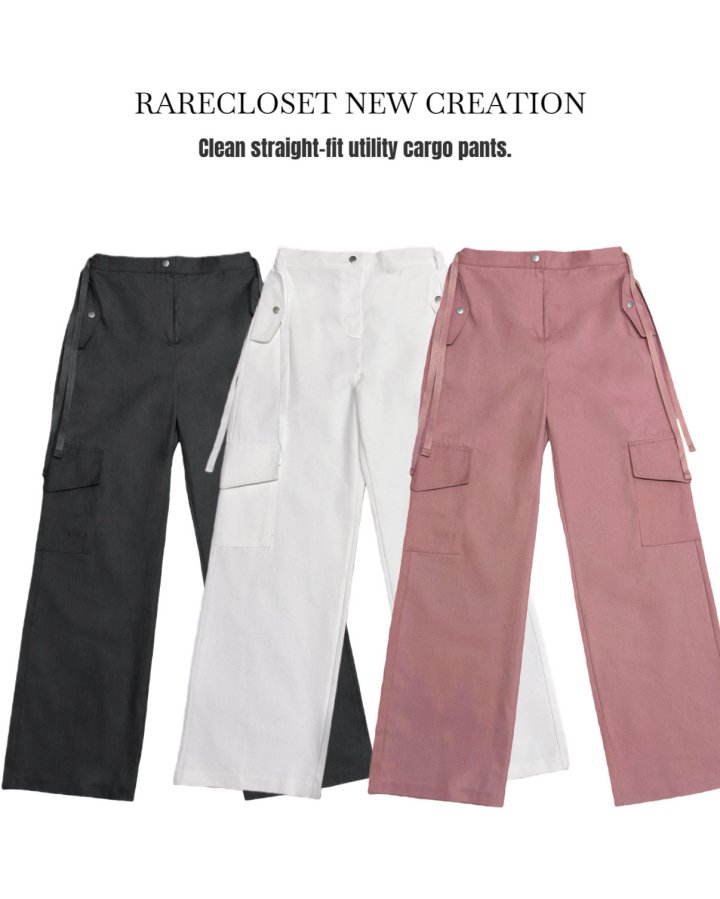 Rare Closet - Korean Women Fashion - #womensfashion - Bible Cargo String Pants - 6