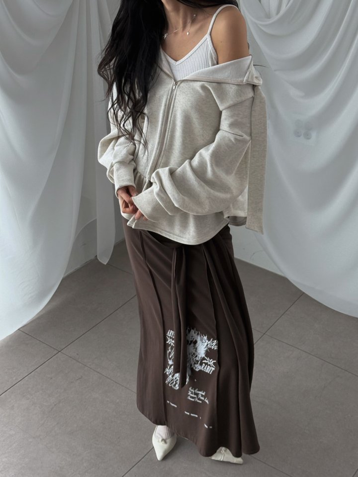 Buffett Hood Zip-Up by Rare Closet for Women - view 11