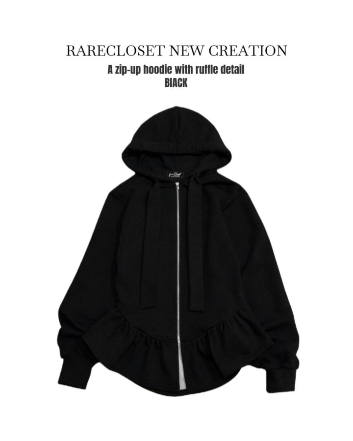 Buffett Hood Zip-Up by Rare Closet for Women - view 7
