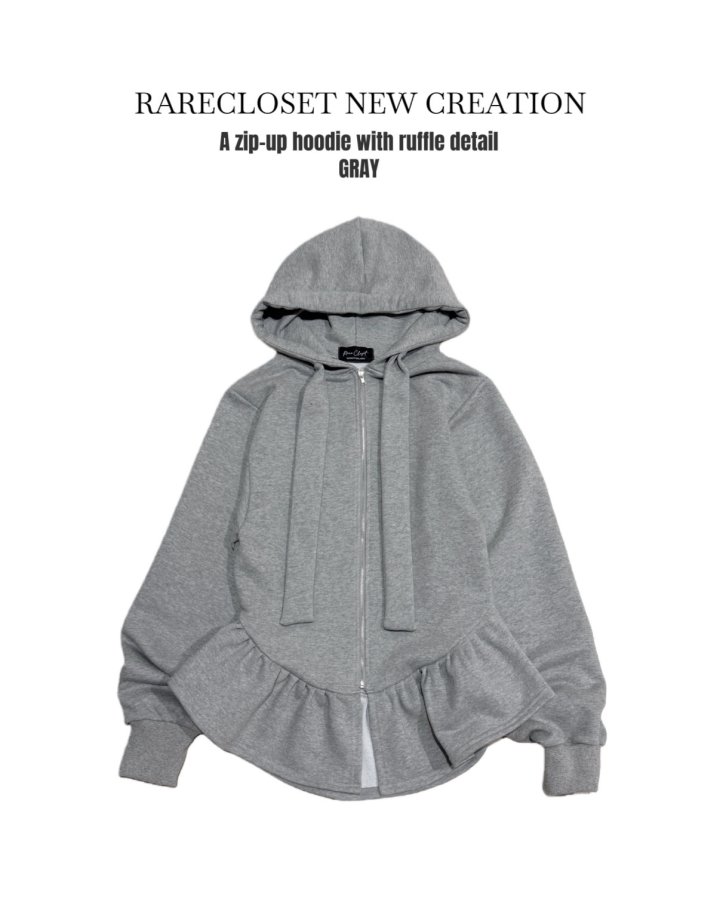 Buffett Hood Zip-Up by Rare Closet for Women - view 9