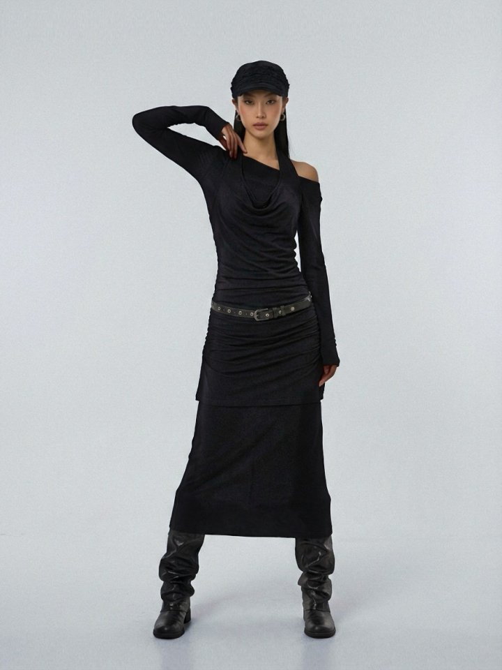 Drape Flare One-piece by Rare Closet for Women - view 5