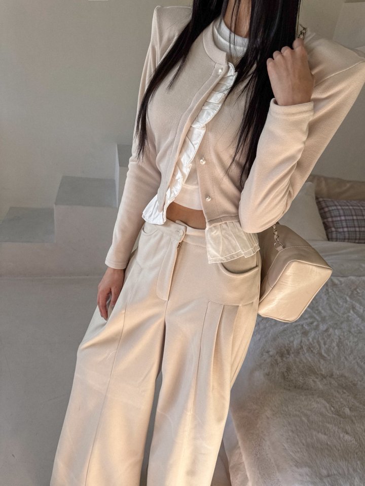 Rare Closet - Korean Women Fashion - #womensfashion - Freesia Two-Tone Cardigan - 11