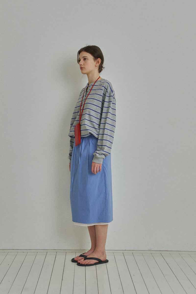 Reirai - Korean Women Fashion - #thelittlethings - Mu Lace Bending Skirt - 4