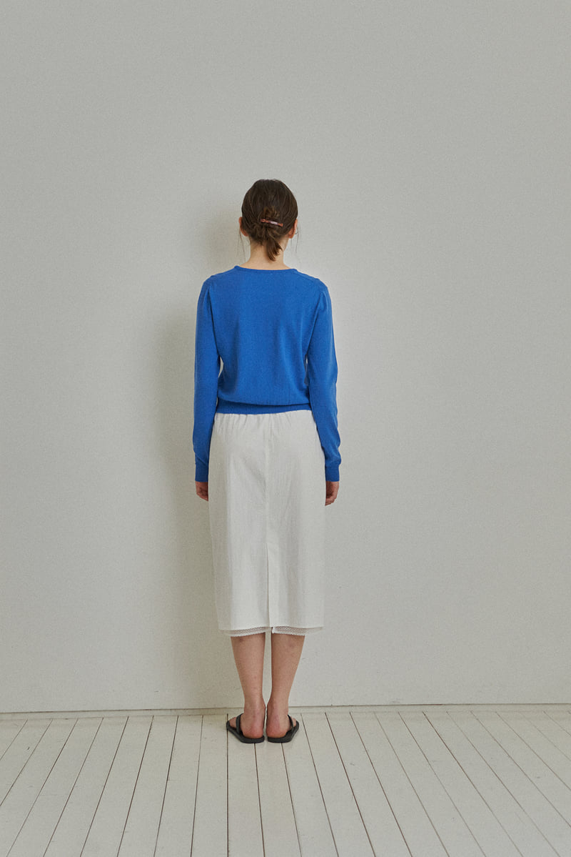 Reirai - Korean Women Fashion - #momslook - Mu Lace Bending Skirt - 8