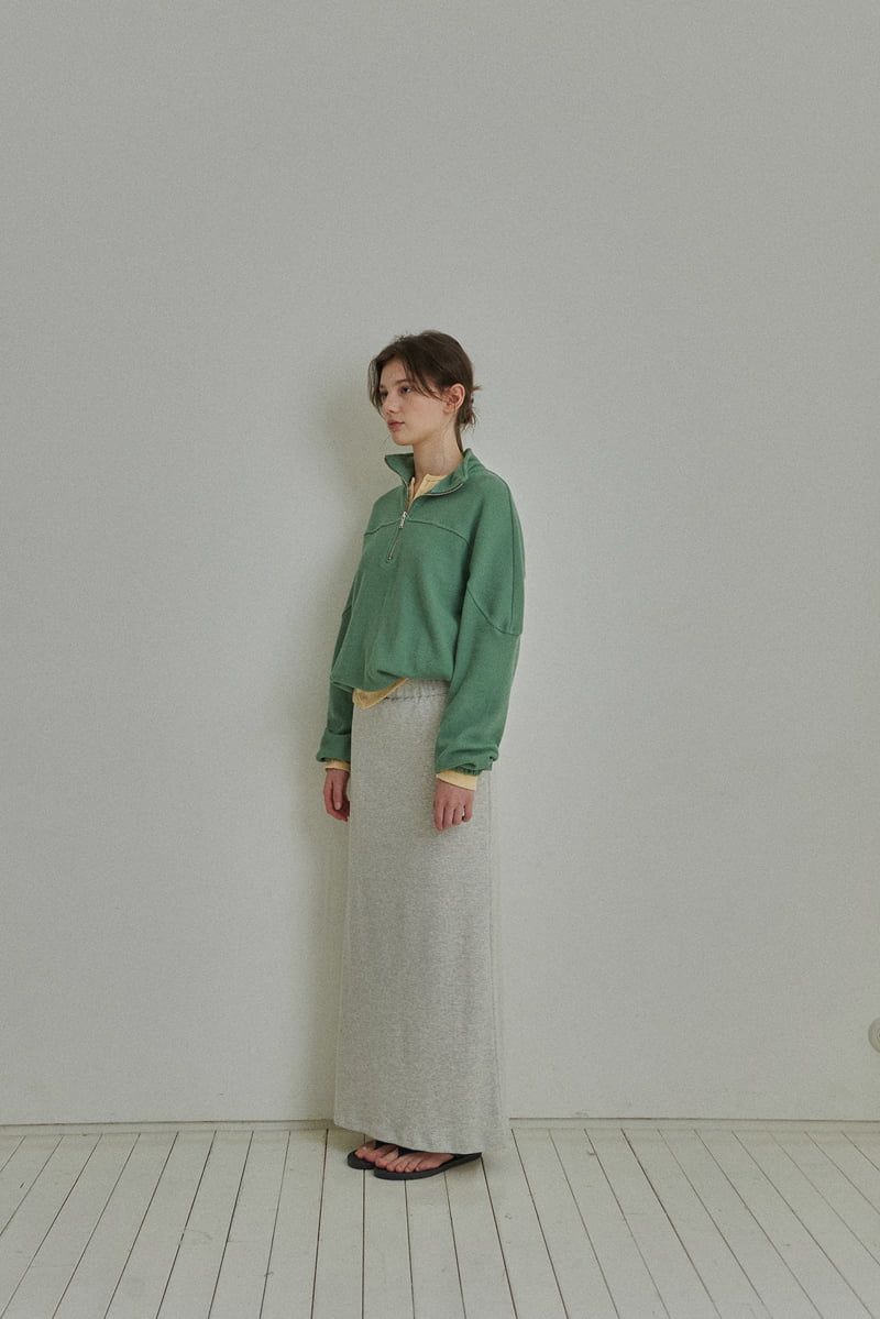 Reirai - Korean Women Fashion - #momslook - Clean Waffle Long Skirt - 3