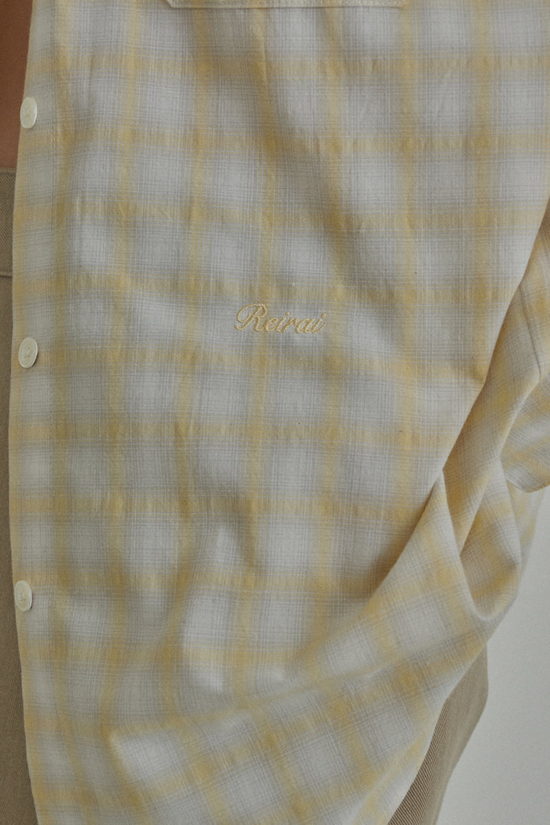 Reirai - Korean Women Fashion - #momslook - Butter Check Shirt - 5