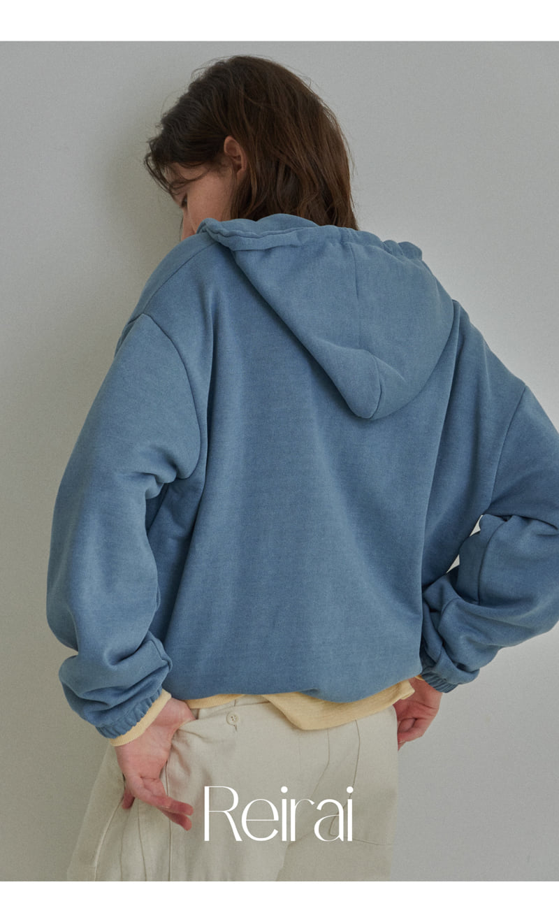 Reirai - Korean Women Fashion - #momslook - Mellow Dying Hood Zip-up - 8