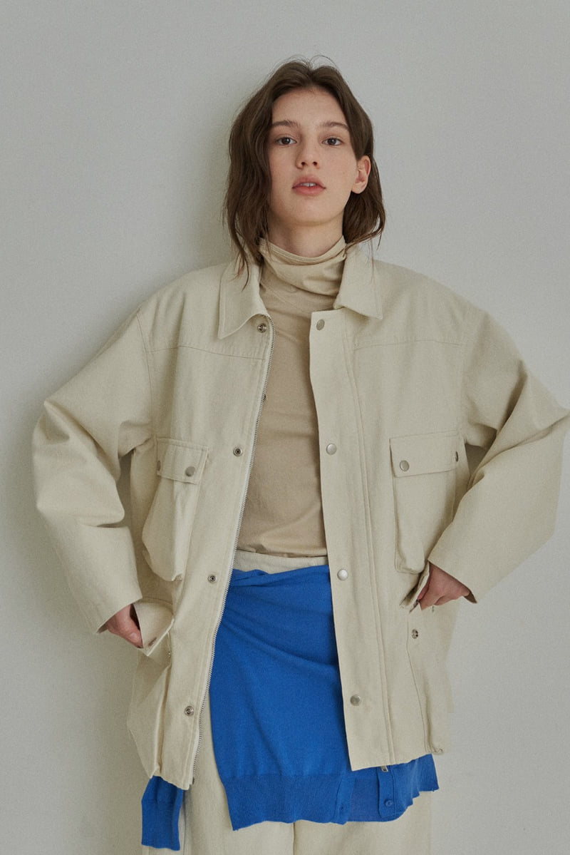 Reirai - Korean Women Fashion - #momslook - Cationic Pocket Safari