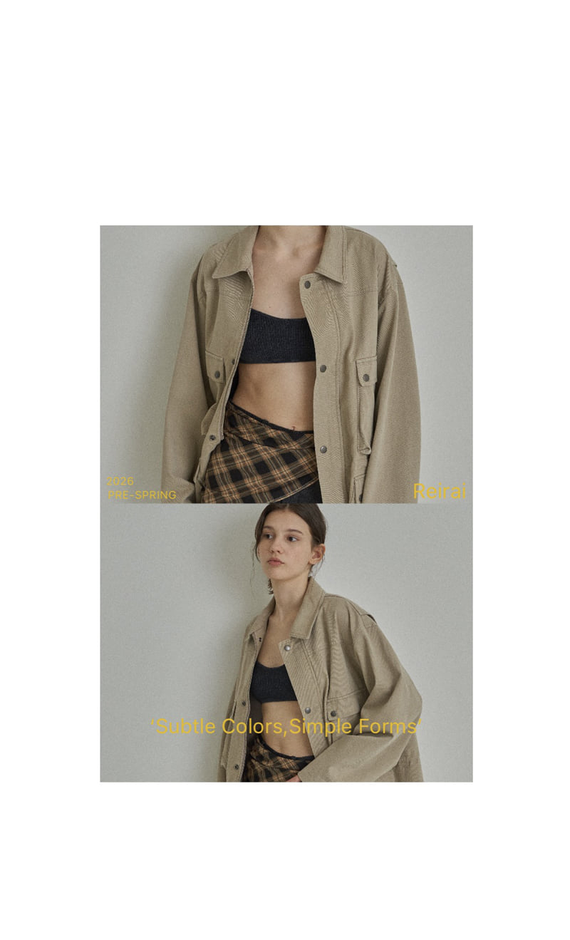 Reirai - Korean Women Fashion - #momslook - Cationic Pocket Safari - 11