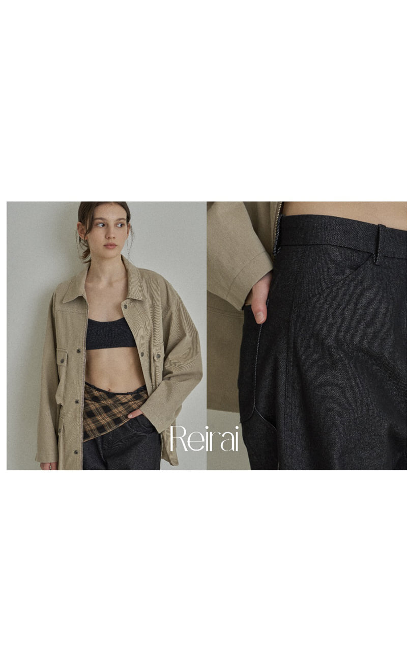 Reirai - Korean Women Fashion - #momslook - Cationic Pocket Safari - 12