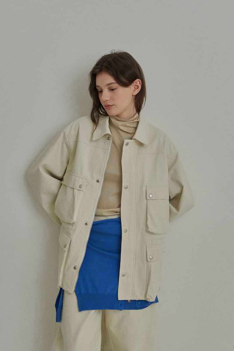 Reirai - Korean Women Fashion - #momslook - Cationic Pocket Safari - 3