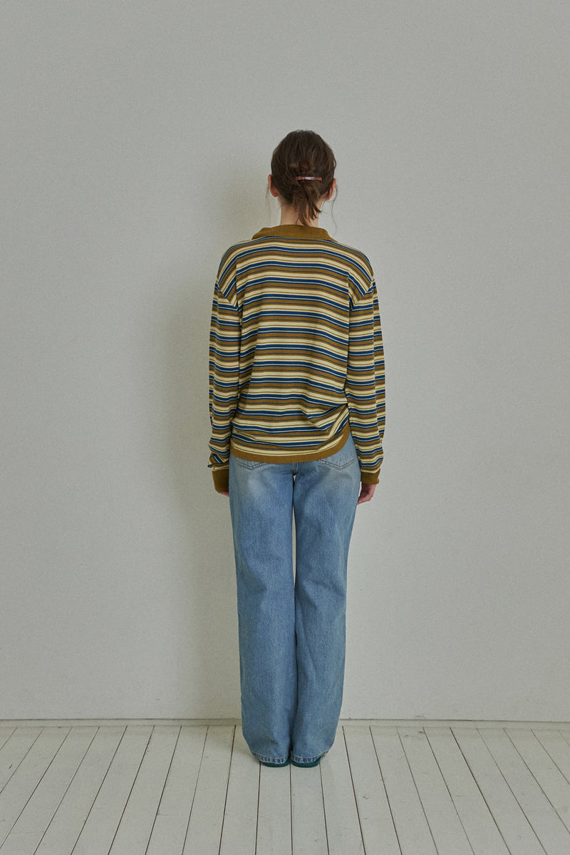 Reirai - Korean Women Fashion - #momslook - RR Striped Knit - 3