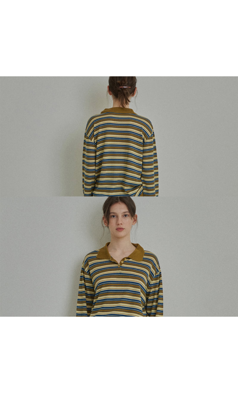 Reirai - Korean Women Fashion - #momslook - RR Striped Knit - 5