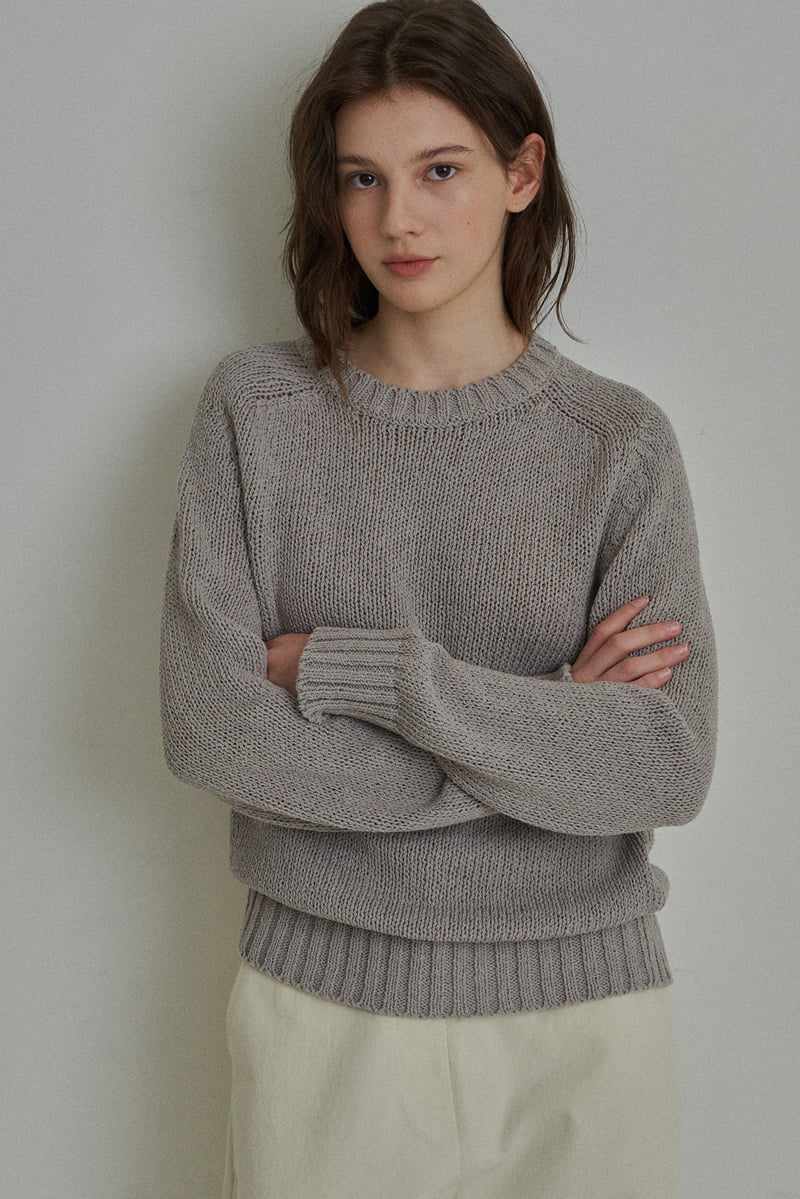 Reirai - Korean Women Fashion - #momslook - Soft Cotton Knit - 5