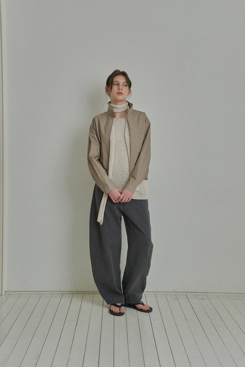 Reirai - Korean Women Fashion - #momslook - Coated Work Jumper - 2