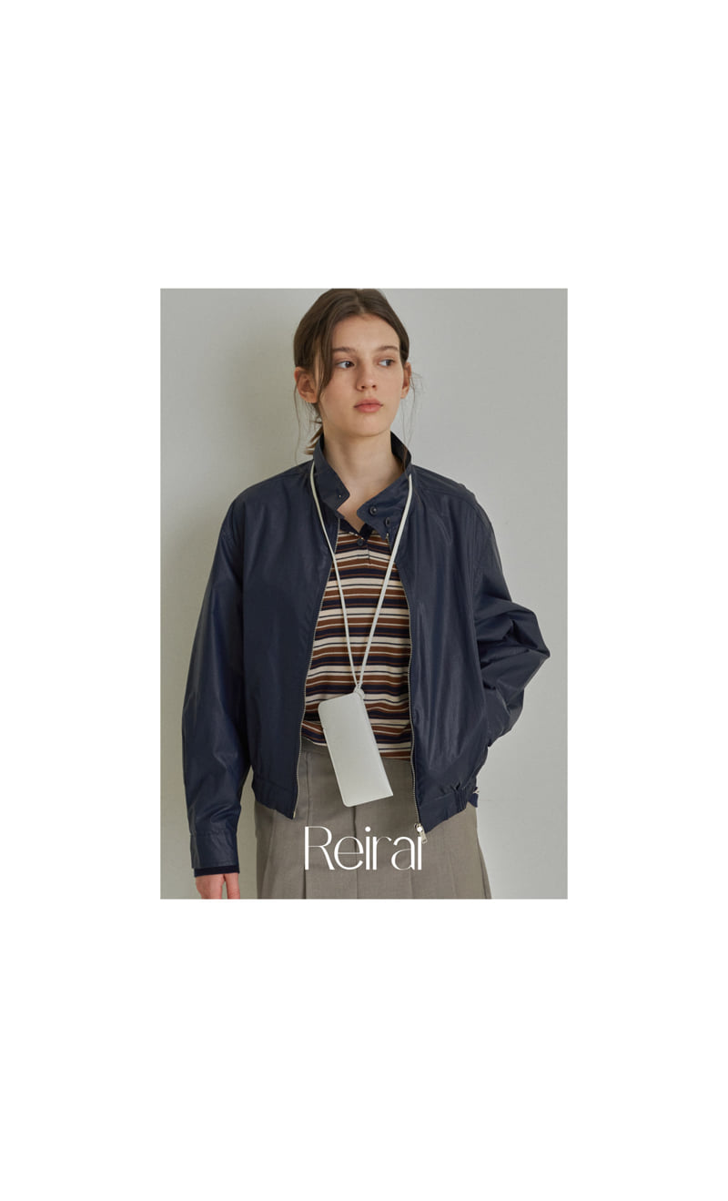 Reirai - Korean Women Fashion - #momslook - Coated Work Jumper - 6