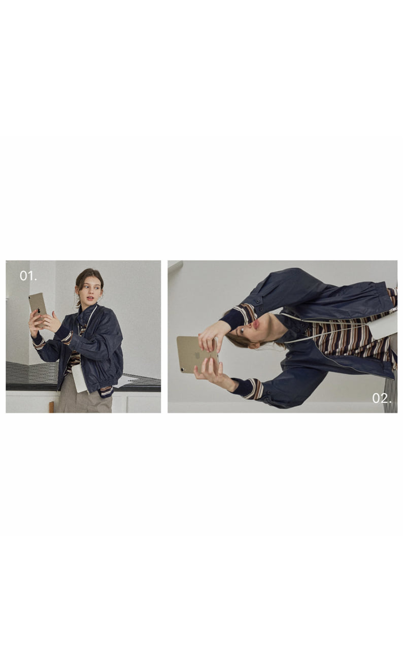 Reirai - Korean Women Fashion - #momslook - Coated Work Jumper - 8