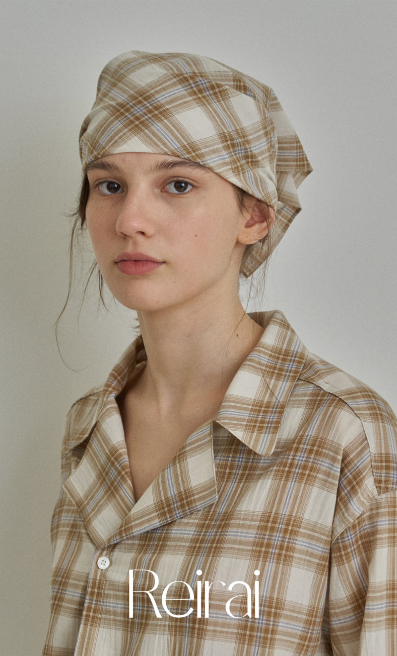 Reirai - Korean Women Fashion - #momslook - RR Check Scarf - 2