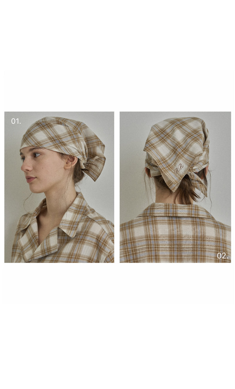 Reirai - Korean Women Fashion - #momslook - RR Check Scarf - 3