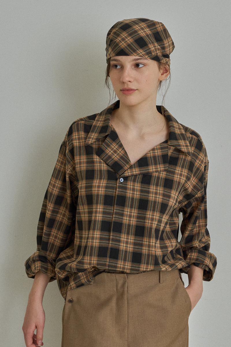 Reirai - Korean Women Fashion - #restrostyle - Jane Check Shirt - 8