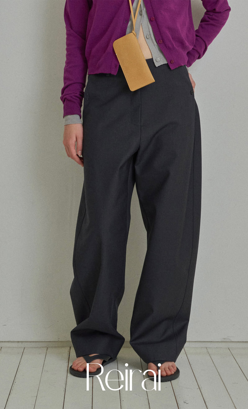 Reirai - Korean Women Fashion - #romanticstyle - Side Pocket Pants - 8
