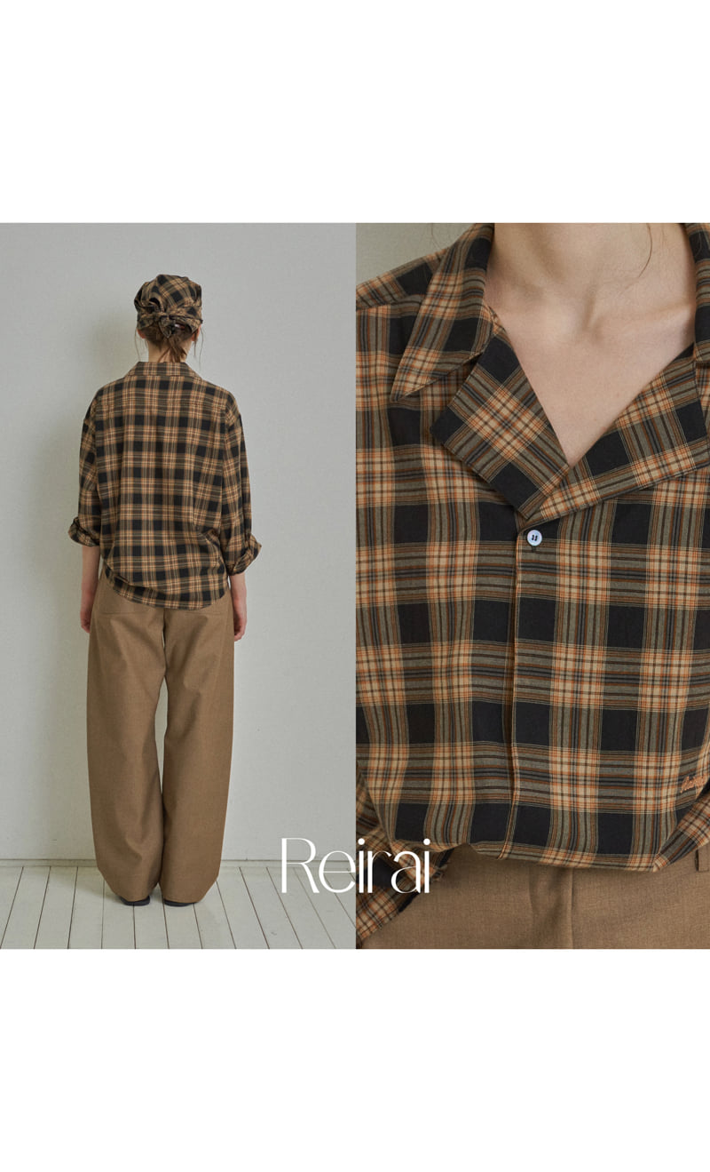 Reirai - Korean Women Fashion - #shopsmall - Jane Check Shirt - 10