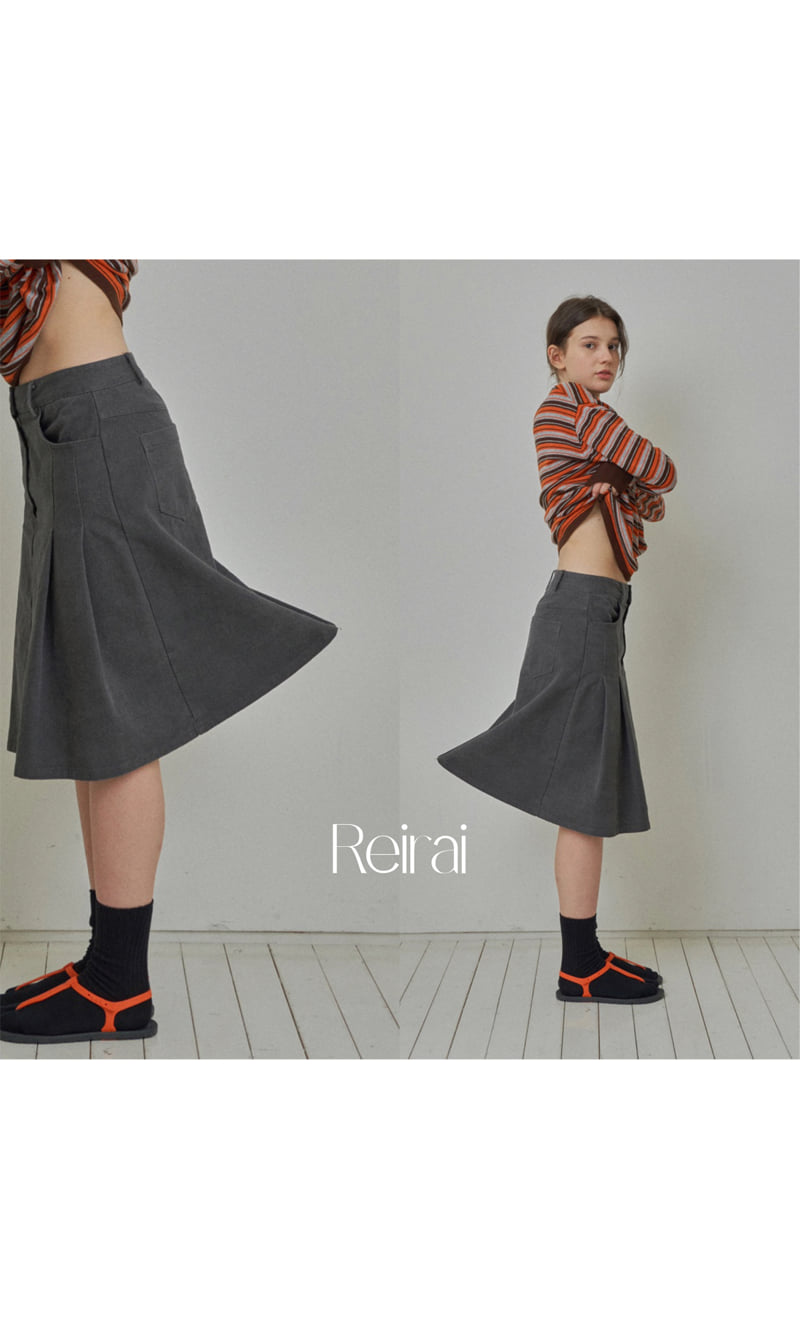Reirai - Korean Women Fashion - #thatsdarling - Dyed Cotton Pleated Skirt - 5