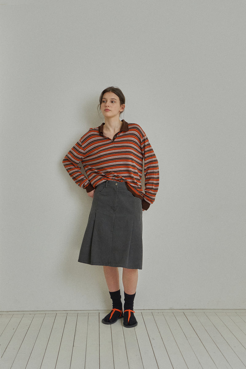 Reirai - Korean Women Fashion - #thelittlethings - Dyed Cotton Pleated Skirt - 6