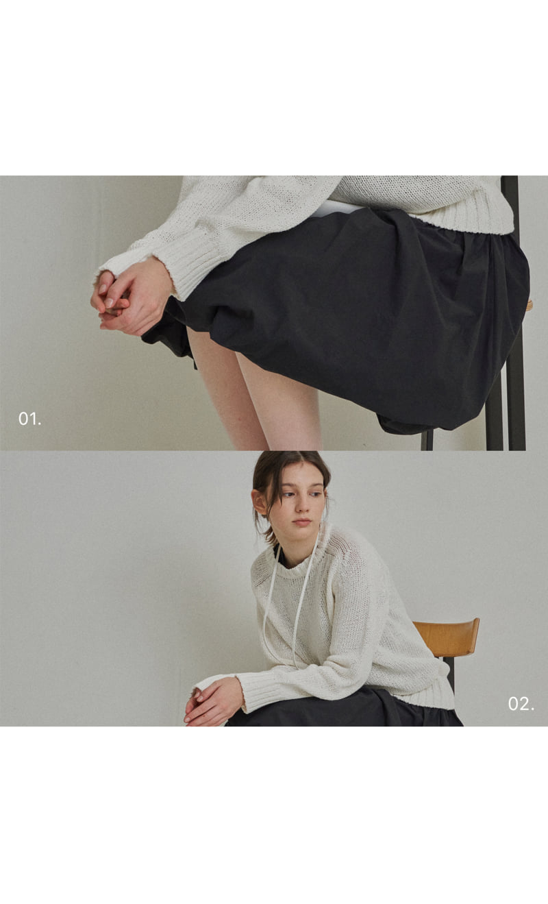 Reirai - Korean Women Fashion - #vintageinspired - Soft Cotton Knit - 11