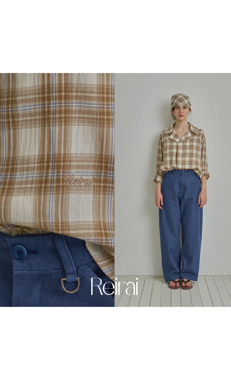 Reirai - Korean Women Fashion - #vintageinspired - Jane Check Shirt - 5