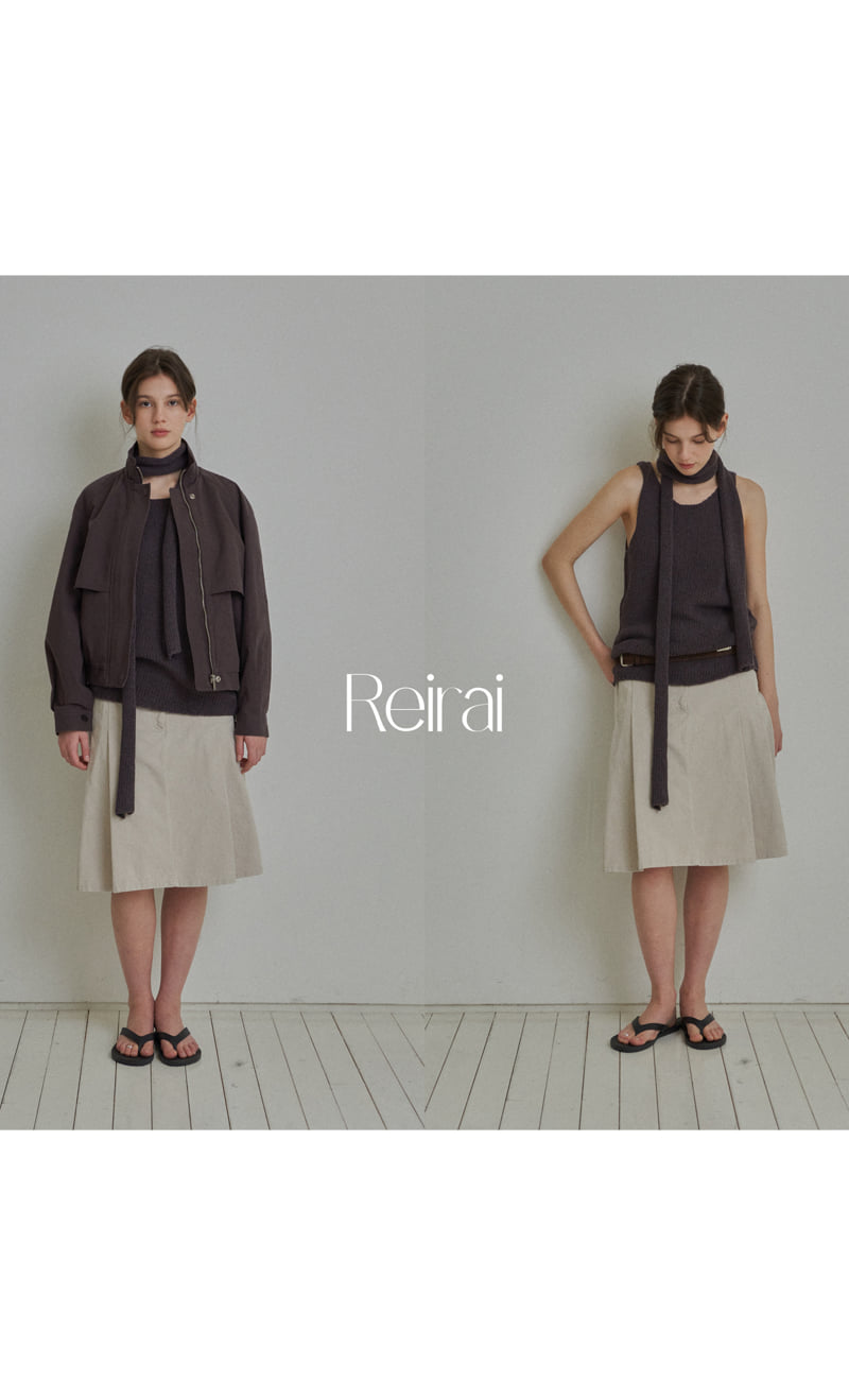 Reirai - Korean Women Fashion - #womensfashion - Dyed Cotton Pleated Skirt - 12