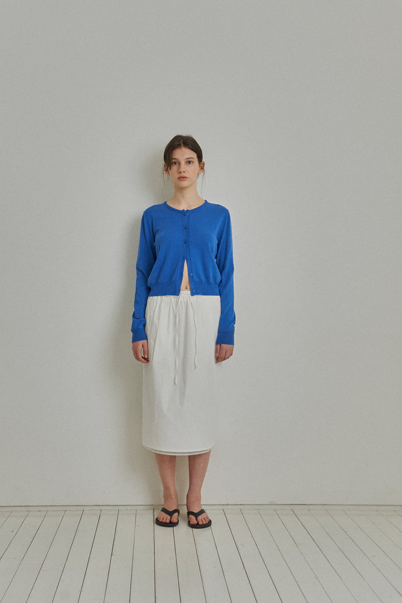 Reirai - Korean Women Fashion - #womensfashion - Mu Lace Bending Skirt - 7