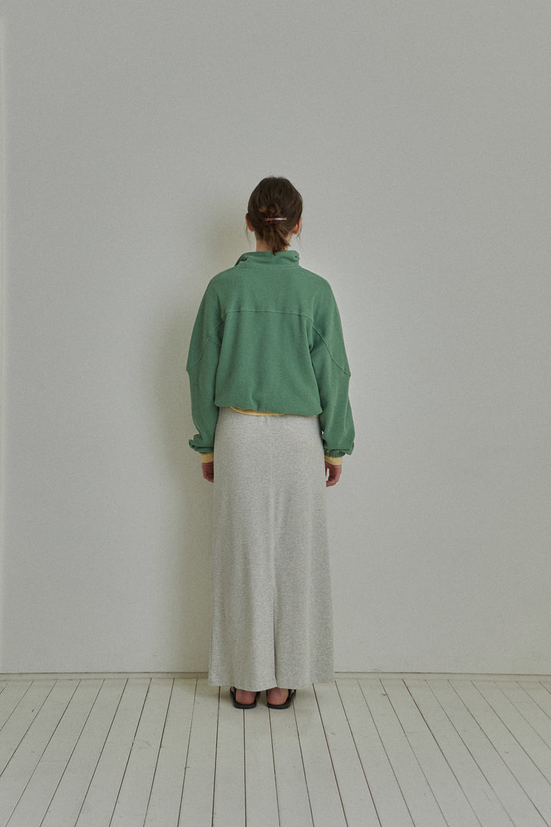 Reirai - Korean Women Fashion - #momslook - Clean Waffle Long Skirt - 4