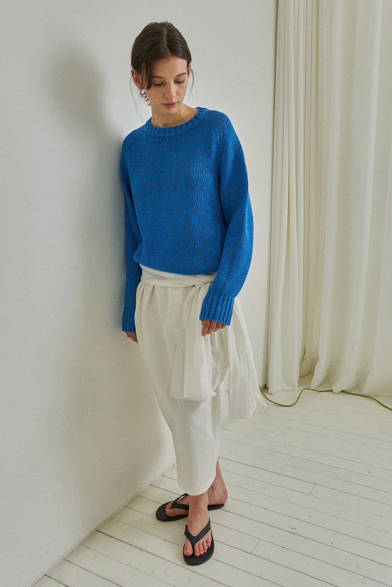 Reirai - Korean Women Fashion - #womensfashion - Soft Cotton Knit - 7