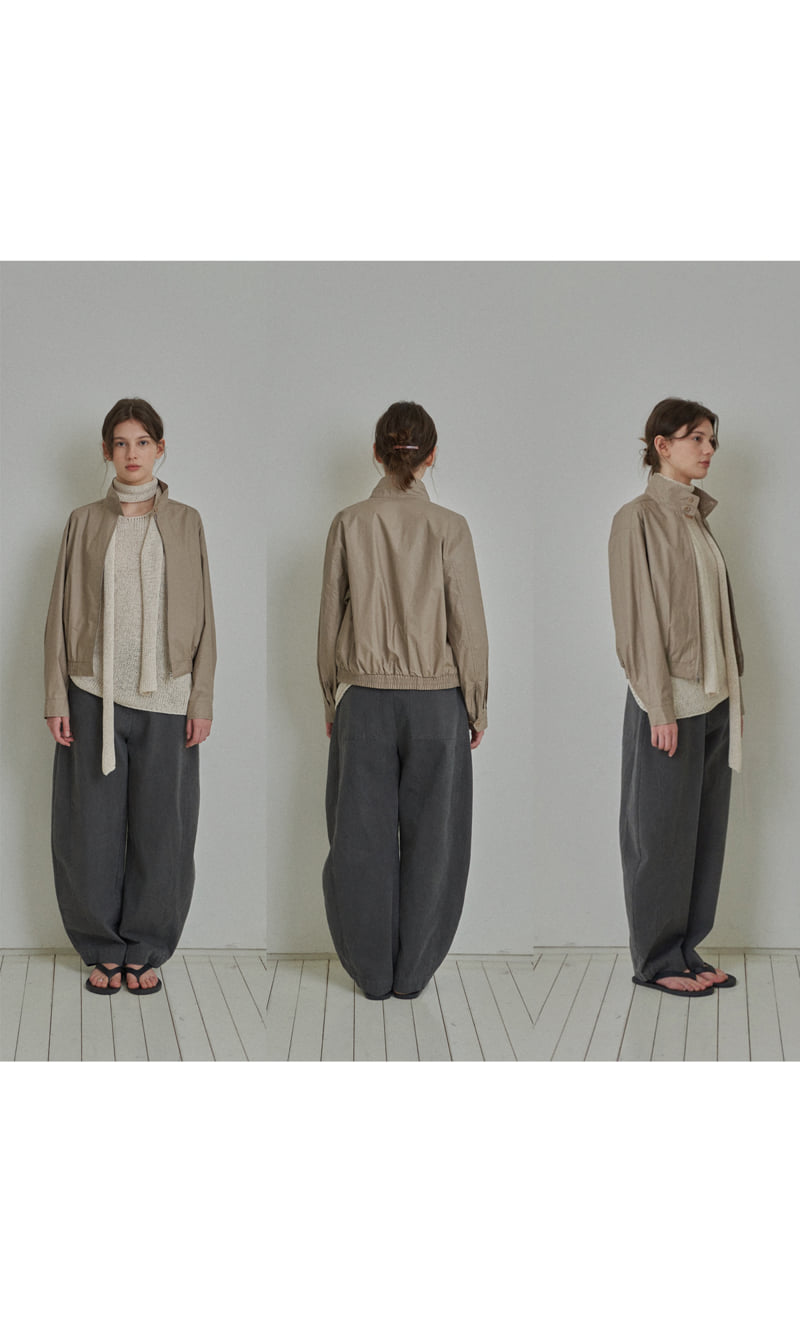 Reirai - Korean Women Fashion - #womensfashion - Coated Work Jumper - 3