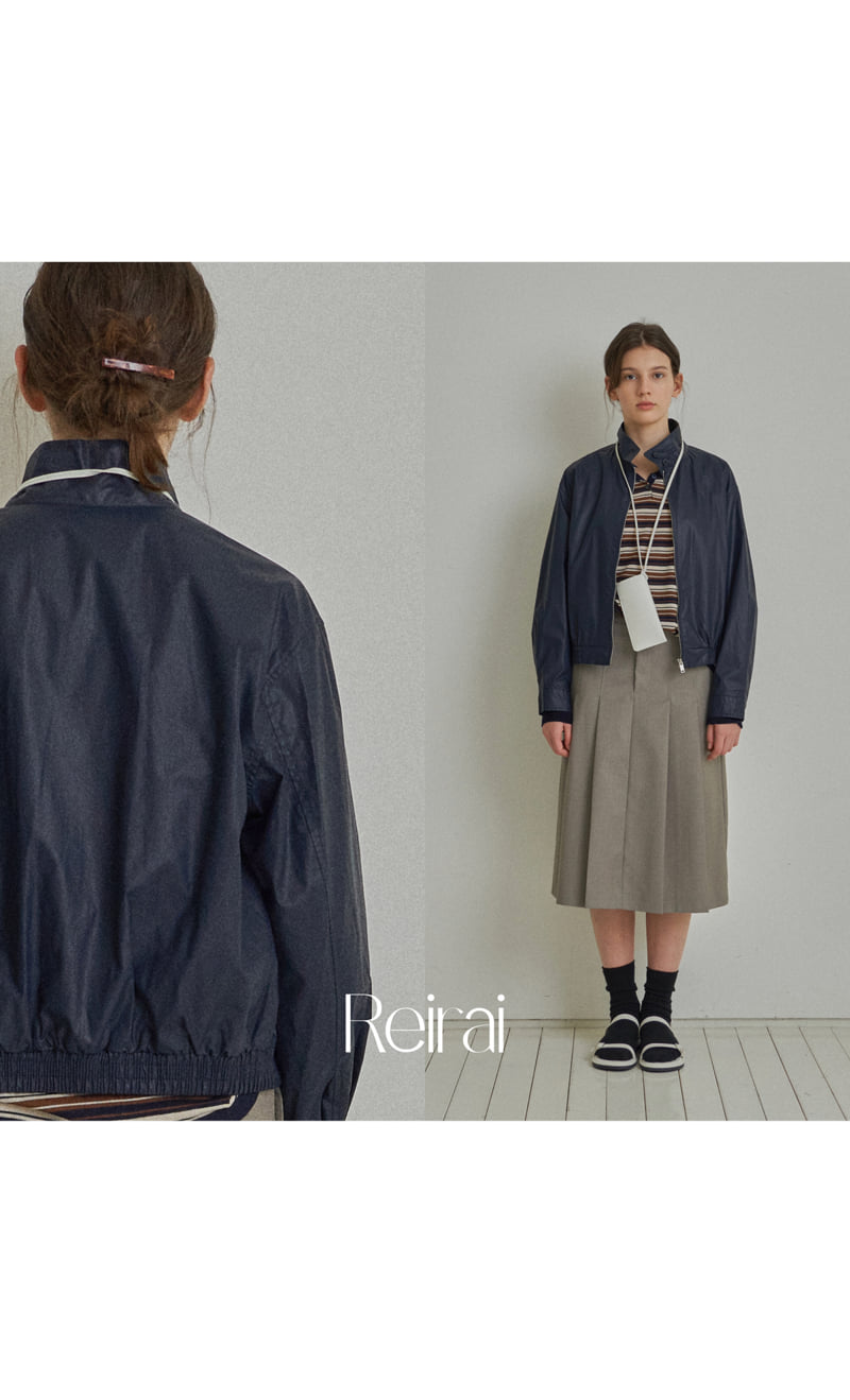 Reirai - Korean Women Fashion - #womensfashion - Coated Work Jumper - 5