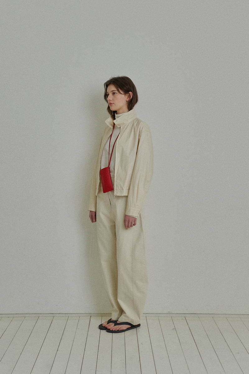 Reirai - Korean Women Fashion - #womensfashion - Coated Work Jumper - 2