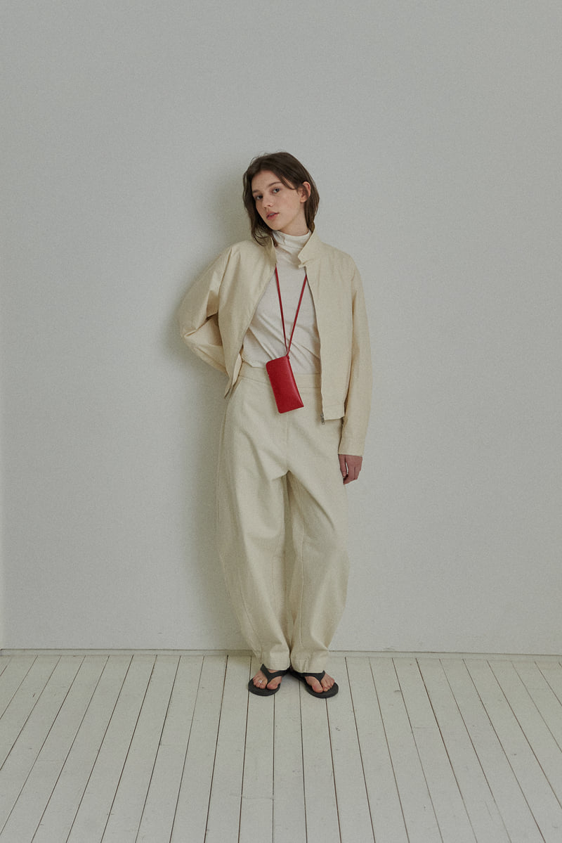 Reirai - Korean Women Fashion - #momslook - Coated Work Jumper - 4