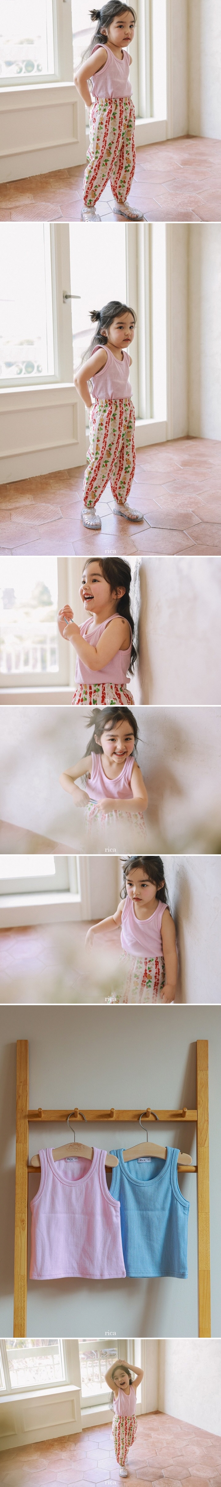 Rica - Korean Children Fashion - #todddlerfashion - Basic Sleeveless Top