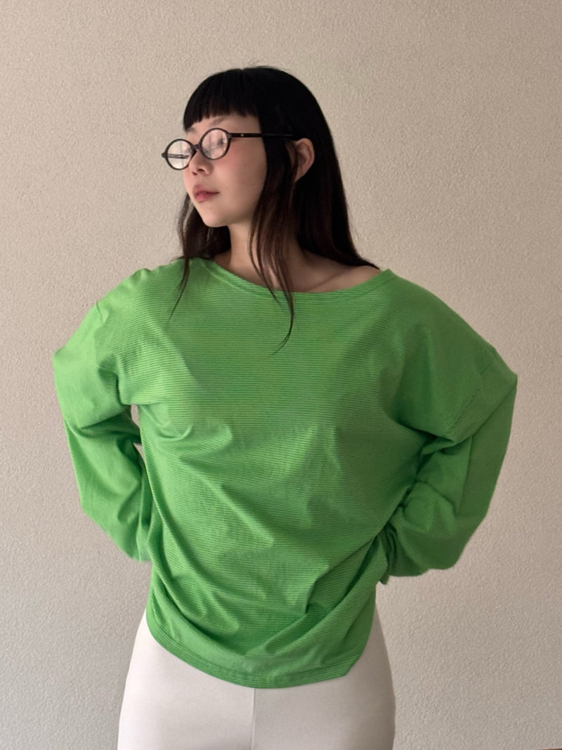 Roomk - Korean Women Fashion - #momslook - Stripe Tee