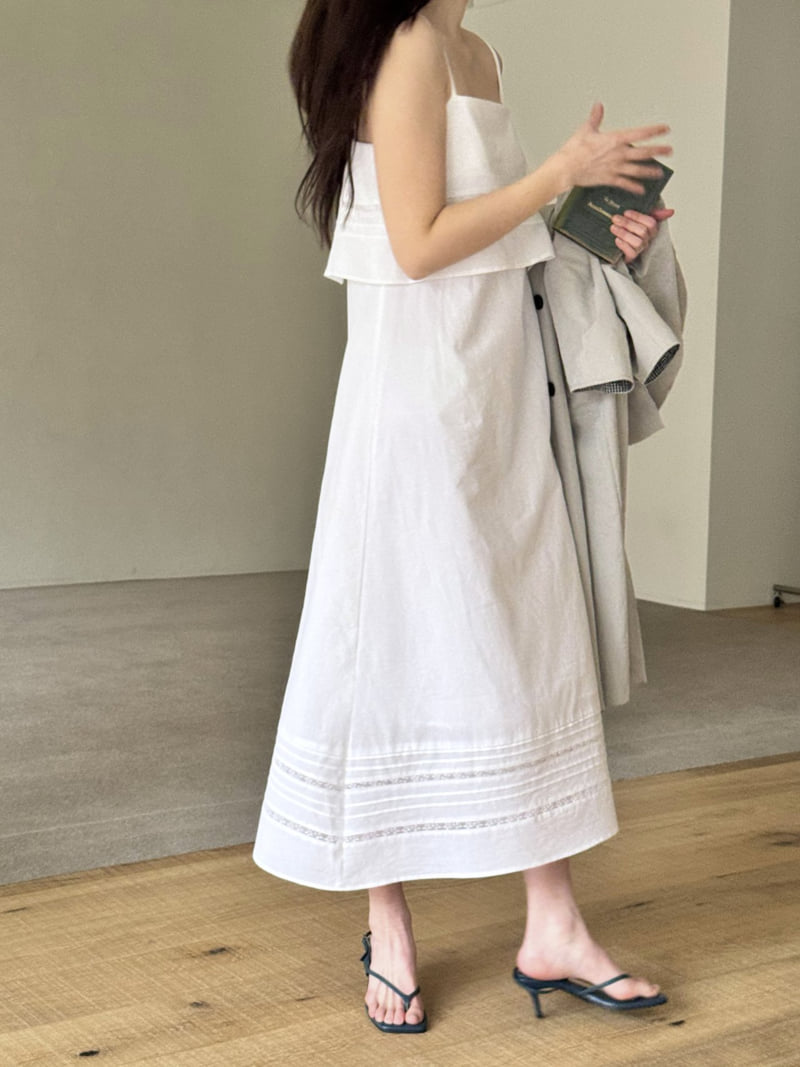 Roomk - Korean Women Fashion - #momslook - Double Layer One-piece - 3