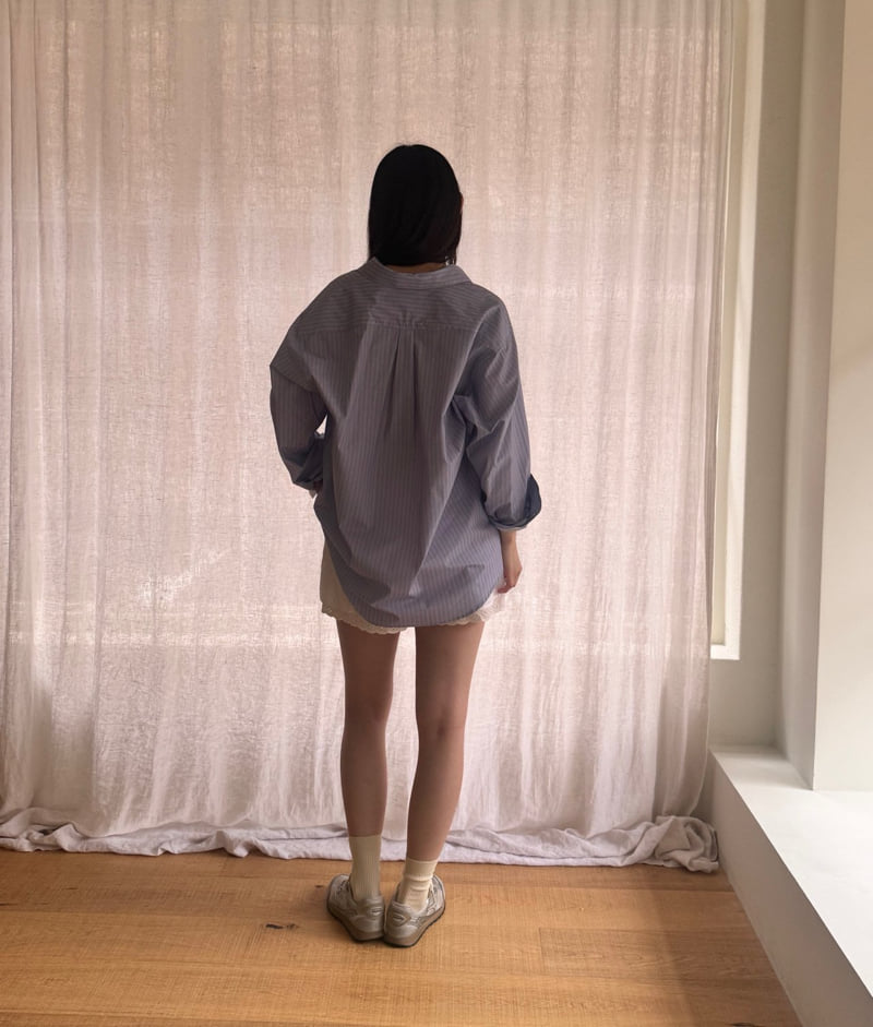 Roomk - Korean Women Fashion - #momslook - Air Cotton Shirt - 6