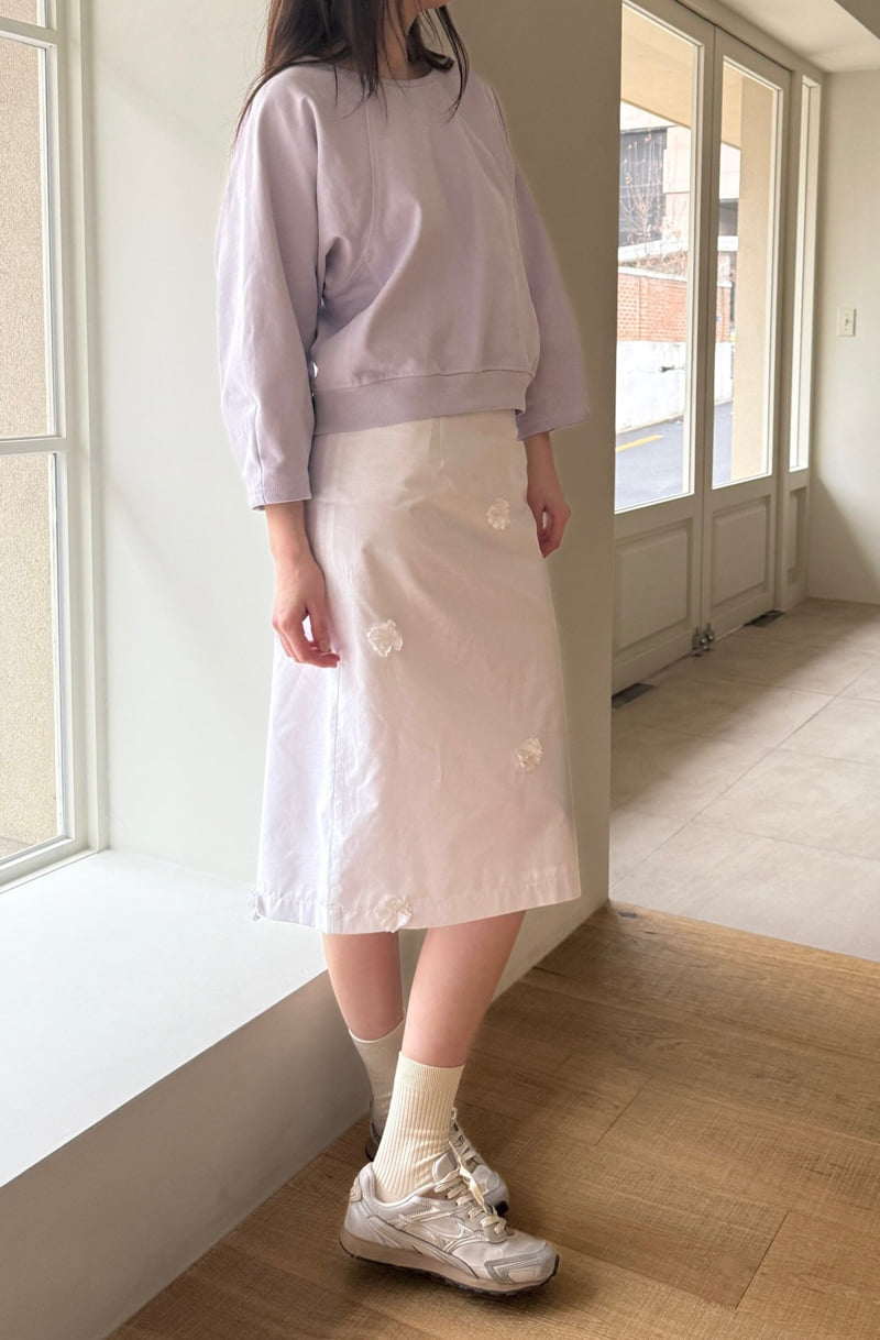 Roomk - Korean Women Fashion - #momslook - Flower Skirt - 7