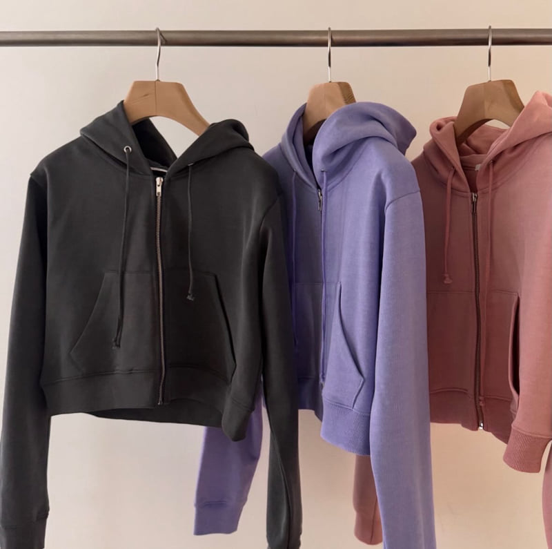 Roomk - Korean Women Fashion - #momslook - Pigment Hoodie Jumper - 12
