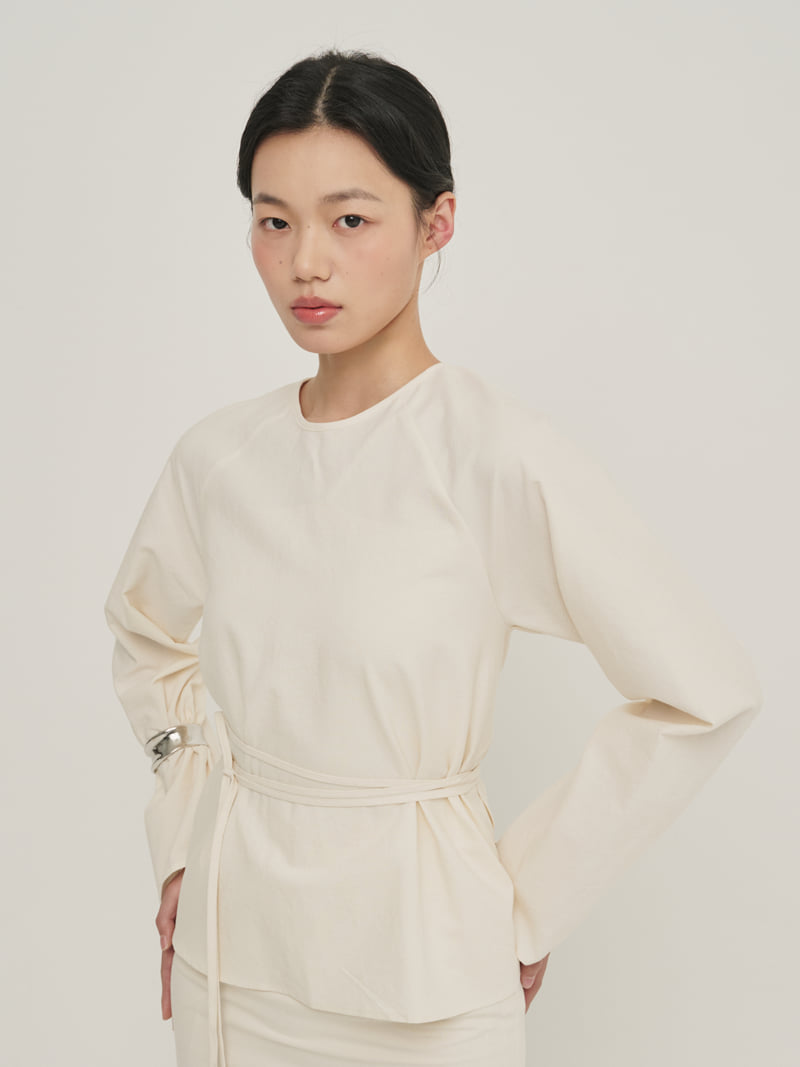 Roomk - Korean Women Fashion - #momslook - Wrap Blouse - 7