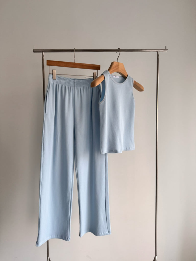 Roomk - Korean Women Fashion - #momslook - Waffle Pants (Plain) - 9