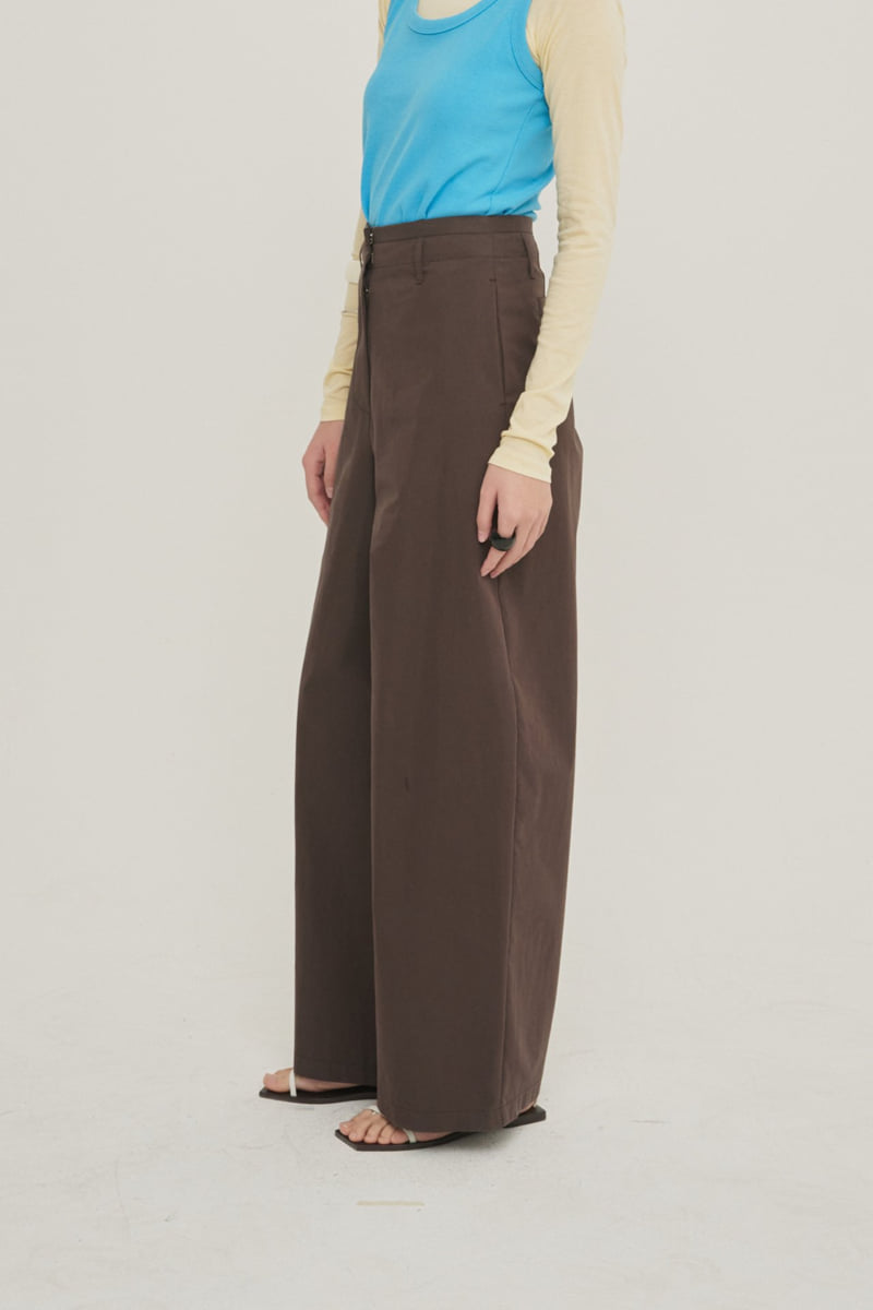 Roomk - Korean Women Fashion - #momslook - Curved Pants