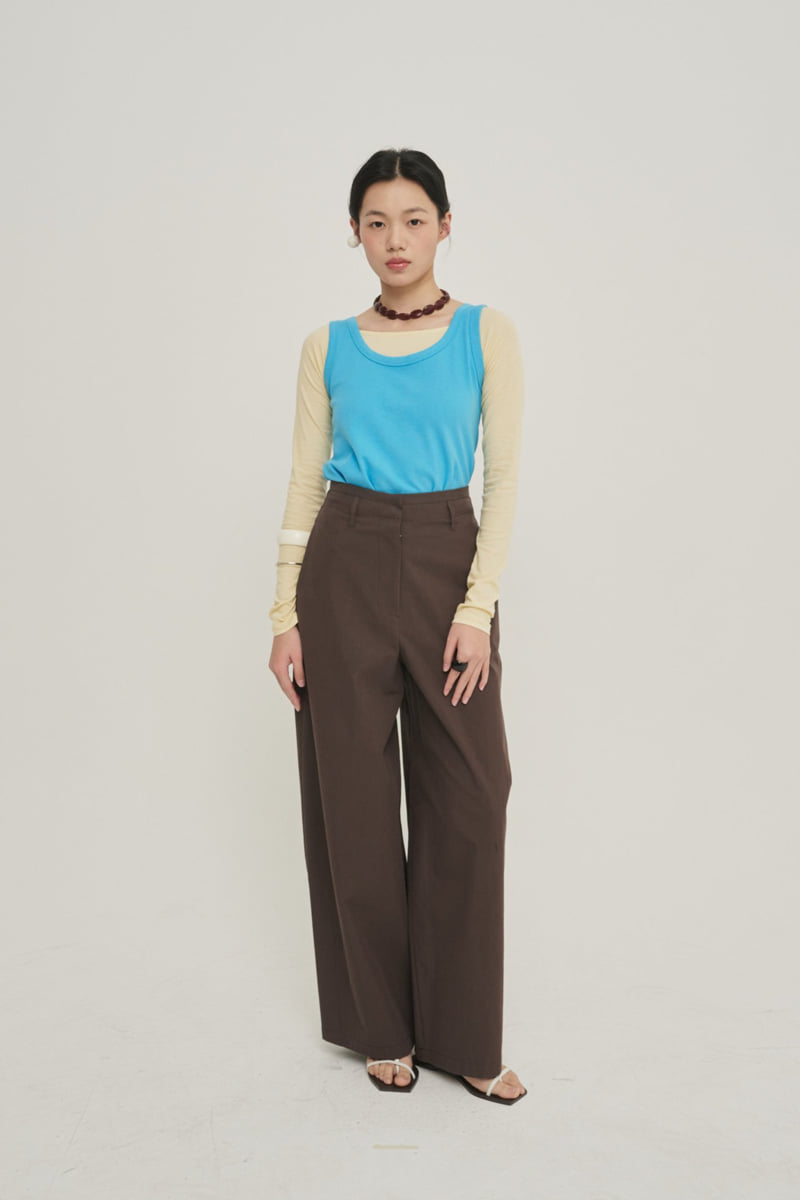Roomk - Korean Women Fashion - #momslook - Curved Pants - 3