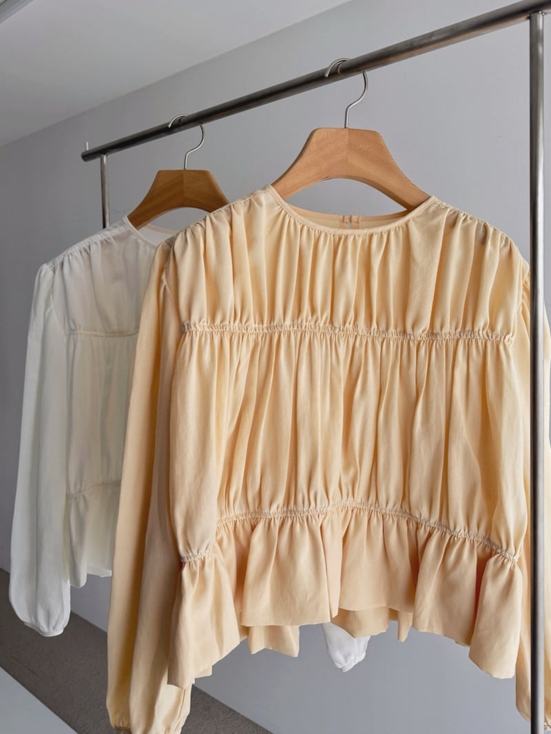Roomk - Korean Women Fashion - #momslook - Shirring Blouse - 10